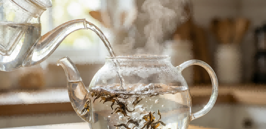 Brewing yellow tea with water temperature control for a sweeter, mellow cup